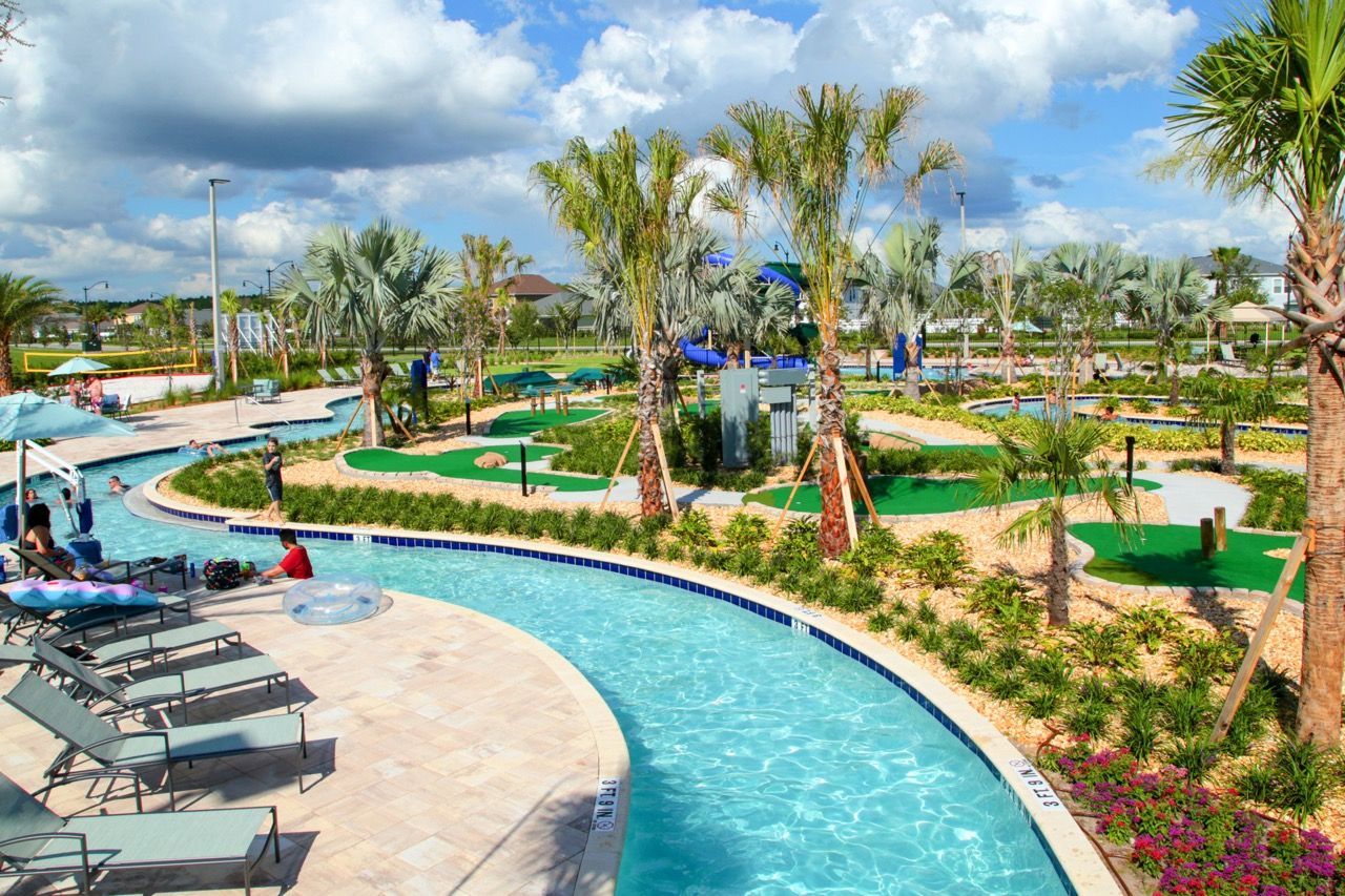 Lazy river at Storey Lake Resort Florida