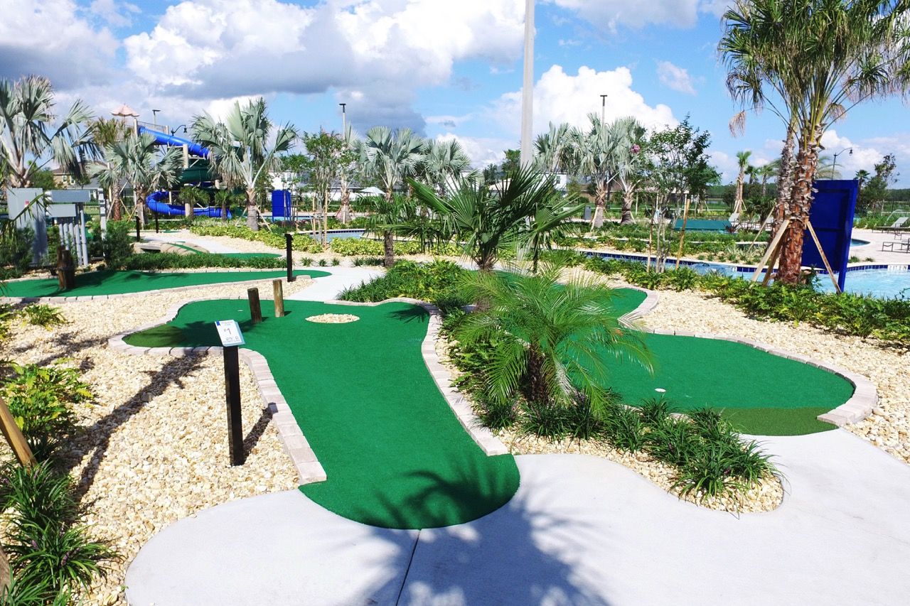 Mini golf at Storey Lake Kissimmee Florida