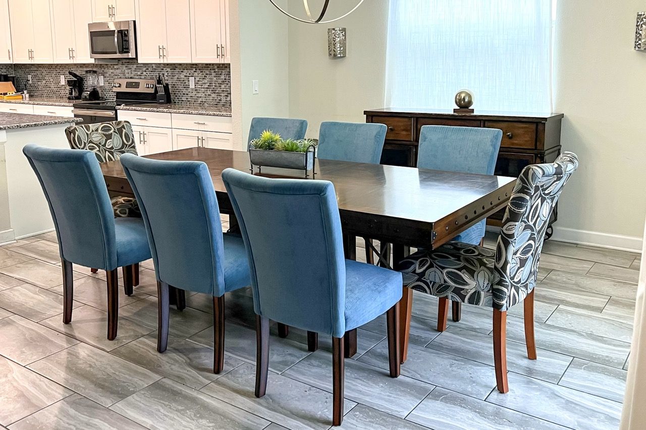 Formal dining area in Kissimmee vacation home